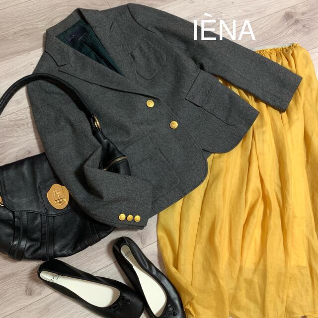 定価3.4万】IENA イエナ メルトン ウール ノーカラー コート