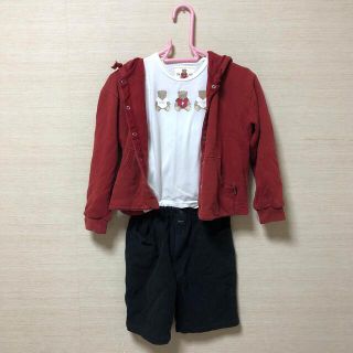 ピンクハウス(PINK HOUSE)の【CCDM】パーカー【PH】カットソー【TC】パンツ 3点セット 120〜30㌢(ジャケット/上着)