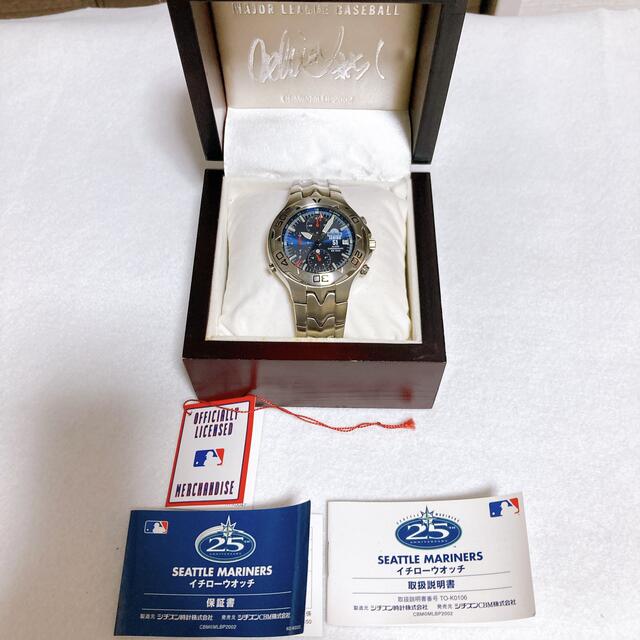 ☆極美品 シチズン 腕時計 MLBオフィシャル イチロー 25周年記念モデル