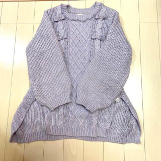 アクシーズファム(axes femme)のaxes女の子ニットチュニック(ニット)