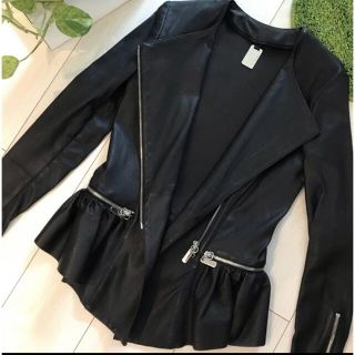 バルマン(BALMAIN)の美品　THOMAS WYLDE  ライダースジャケット　定価495000円(ライダースジャケット)