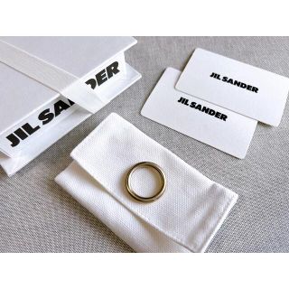ジルサンダー(JIL SANDER)のJIL SANDER 21SS "silver classic ring" M(リング(指輪))