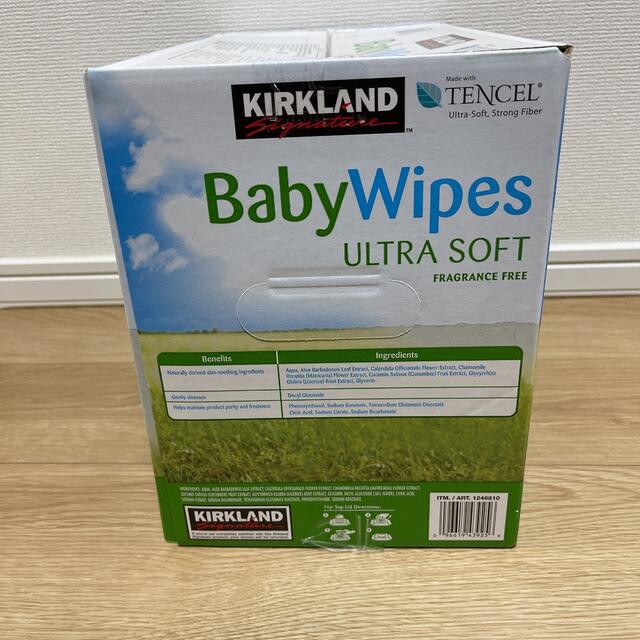 コストコ(コストコ)のコストコ　カークランド　ベビーワイプ　400枚　Baby Wipes 新品 キッズ/ベビー/マタニティのおむつ/トイレ用品(ベビーおしりふき)の商品写真