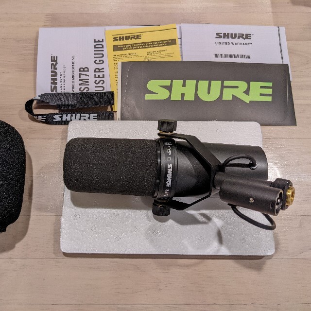 美品 SHURE SM7B ダイナミックマイクの通販 by 3390's shop｜ラクマ