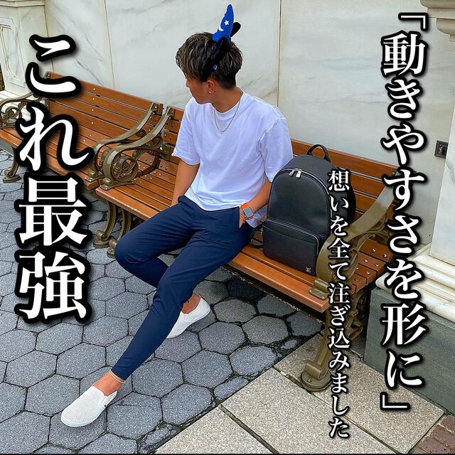 BELINDA ベリンダ luxury streets slacks NAVY - スラックス