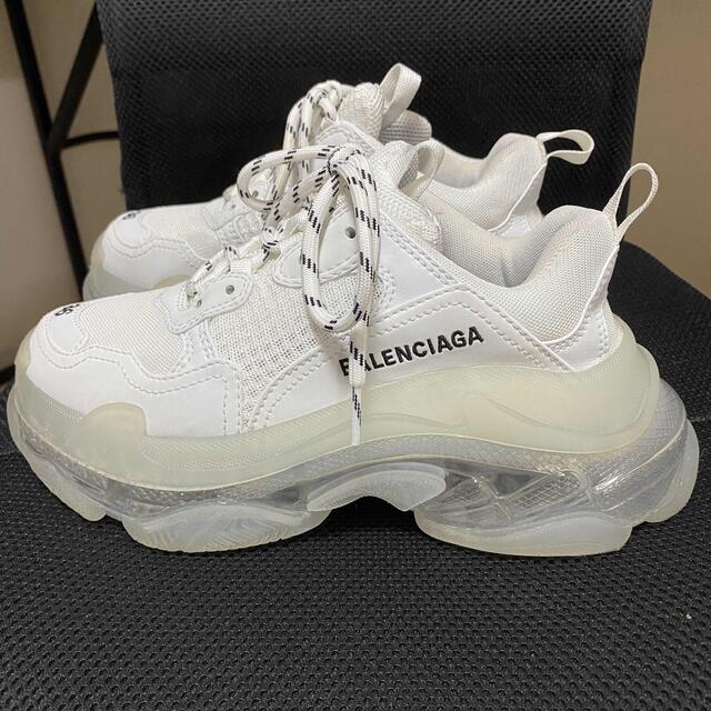買い保障できる Balenciaga ホワイト スニーカー BALENCIAGA