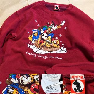 ディズニー(Disney)の90s Disney アメリカ製 スウェット M MICKEY INC(スウェット)