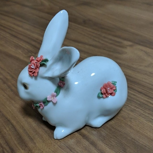 LLADRO うさぎ 置物 陶器