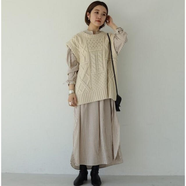 TODAYFUL  Cable  Knit Vest  ケーブルニットベスト 2