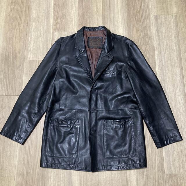 週末限定 90s lamb leather jacket