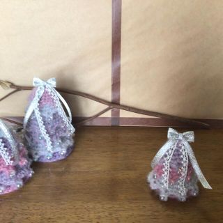 ハンドメイド　ふわふわクリスマスツリー　小　（クリア）(その他)