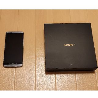 ゼットティーイー(ZTE)のZTE AXON 7 A2017G Quarz Gray SIMフリー(スマートフォン本体)