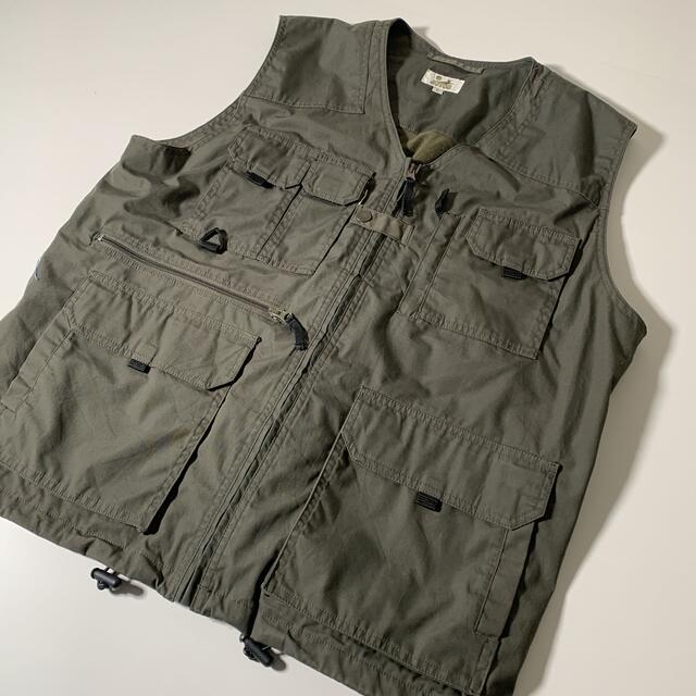 美品 Jotos フィッシングベスト カーキ 古着コーデ ポケットの通販 By 古着屋ヤユヨ ラクマ