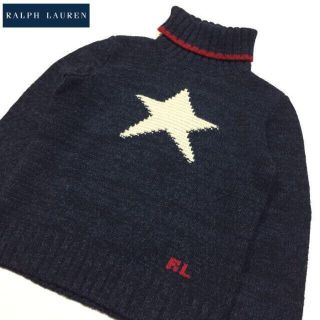 Ralph Lauren - 美品 Ｍ 超ヴィンテージ ラルフローレン スター ウール ...