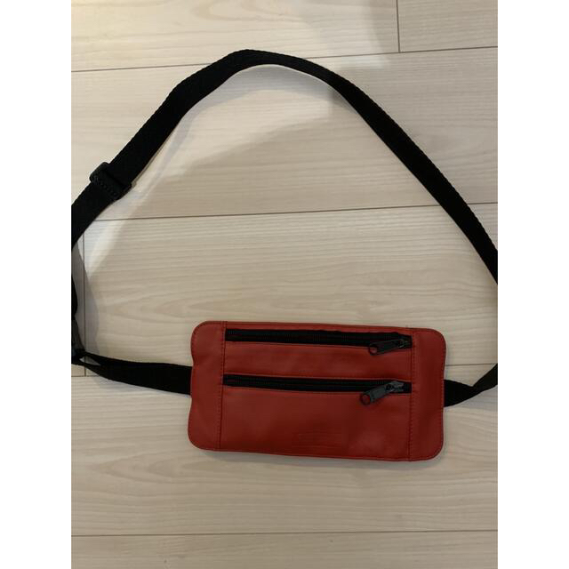 supreme leather west pouch
