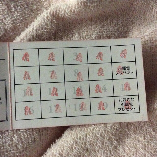 鼎泰豊ポイントカード チケットの優待券/割引券(レストラン/食事券)の商品写真