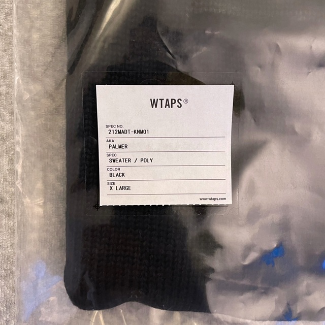 W)taps - WTAPS 21FW PALMER SWEATER BLACK XLサイズ の通販 by W)taps - WTAPS 21FW PALMER SWEATER BLACK XLサイズ の通販 by