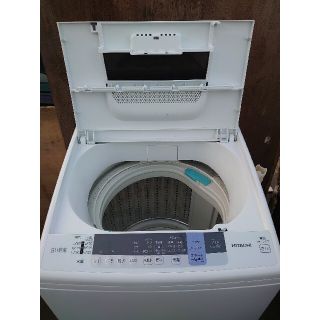 日立 - 【美品】2019年製 日立 7㎏ 洗濯機 風乾燥 白い約束 関東甲信