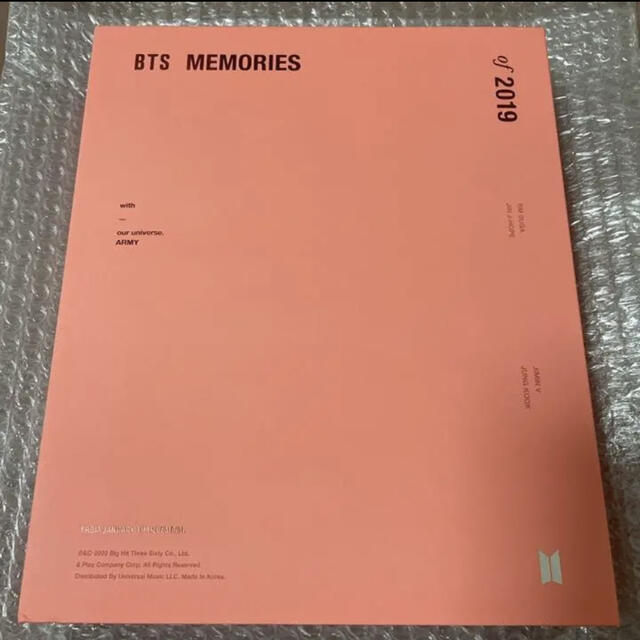 BTS メモリーズ MEMORIES of 2019 DVD 日本語字幕ありCD