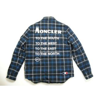 モンクレール(MONCLER)のサイズ2■モンクレールx FRAGMENT MORAN■新品本物■シャツ型ダウン(ダウンジャケット)