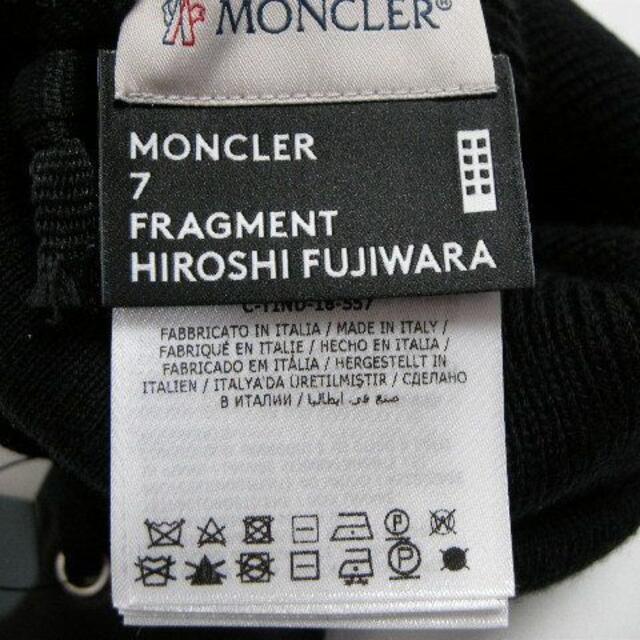 MONCLER(モンクレール)のモンクレールGEINIUS FRAGMENT■ロゴ付きニットキャップ■新品本物 メンズの帽子(ニット帽/ビーニー)の商品写真