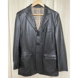 バーバリーブラックレーベル(BURBERRY BLACK LABEL)のBurberry レザージャケット(テーラードジャケット)