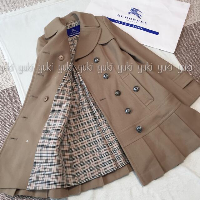 BURBERRY BLUE LABEL - バーバリーブルーレーベル ロングコート.の通販