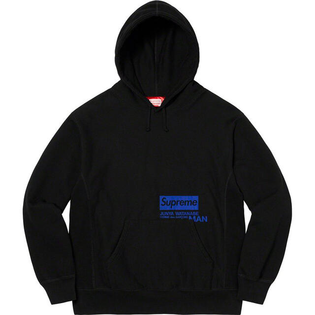 supreme junya  hooded sweatshirt M 黒