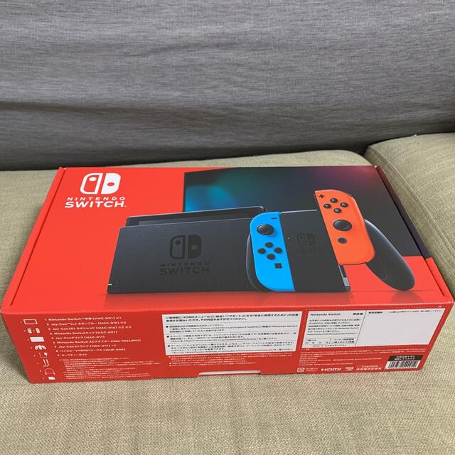 新品未開封。新型ニンテンドースイッチ　ネオン