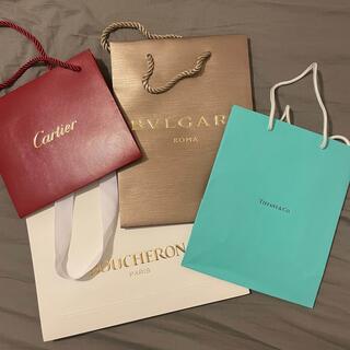 カルティエ(Cartier)のブランドショッパー4つ(ショップ袋)