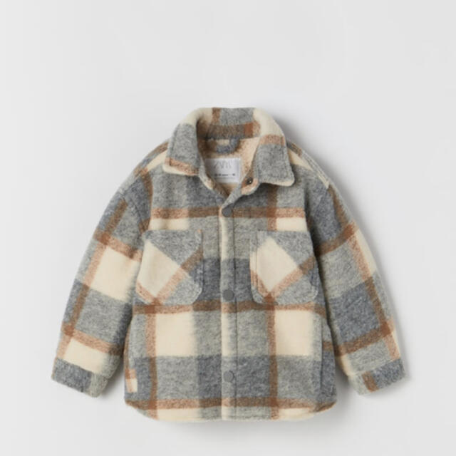 ZARA KIDS(ザラキッズ)の【すー様専用☆】ZARA  12-18month  チェックアウター キッズ/ベビー/マタニティのキッズ服男の子用(90cm~)(ジャケット/上着)の商品写真