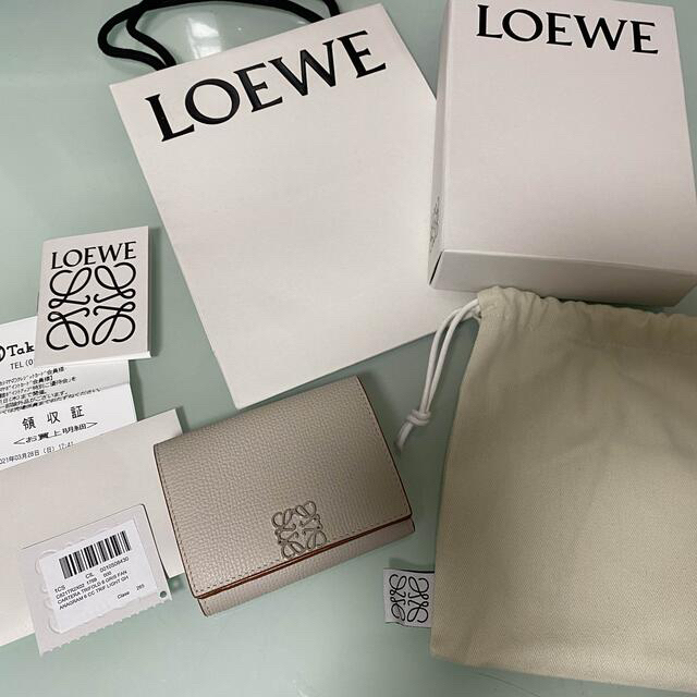 LOEWE - 【超美品】ロエベ　トライフォールド　6CC 財布　ミニ財布　ミニウォレット