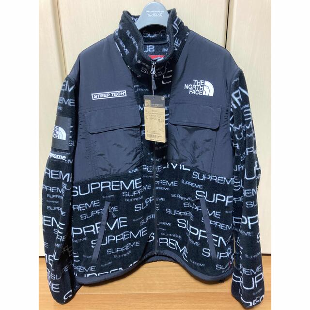 ジャケット/アウターsupreme north face fleece L steep tech 黒