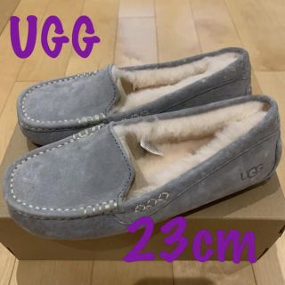 アグ(UGG)の新品　UGG アンスレー モカシン　ライトグレー(スリッポン/モカシン)