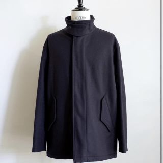 COMOLI 16AW フェルトンZIPブルゾン Navy 2