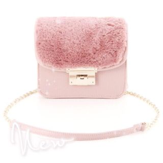 ハニーズ(HONEYS)の💖週末SALEハニーズ メトロポリス風ピンクFURLAファーバッグhoneys(ショルダーバッグ)