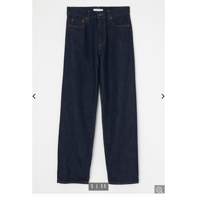 moussy(マウジー)のmoussy JW SELVEDGE WIDE TAPERED レディースのパンツ(デニム/ジーンズ)の商品写真