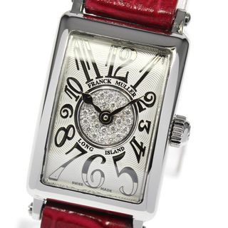 フランクミュラー(FRANCK MULLER)の☆美品★箱付き【FRANCK MULLER】フランクミュラー ロングアイランド プティ レリーフ ダイヤ 802QZRELCD1P クォーツ レディース(腕時計)