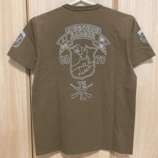 ザリアルマッコイズ(THE REAL McCOY’S)のリアルマッコイズ    半袖 Tシャツ  ブラウン　M(Tシャツ/カットソー(半袖/袖なし))