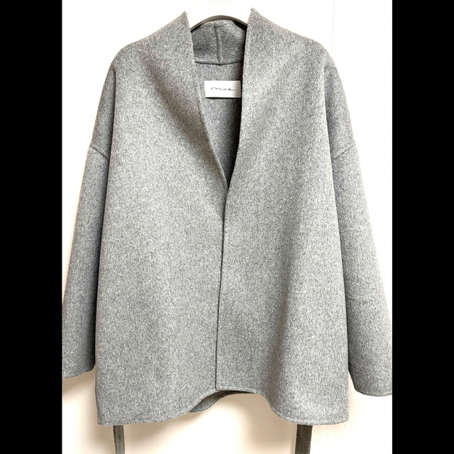 na.e今季コート2021AW    Allure Coat_Gray  レディースのジャケット/アウター(ノーカラージャケット)の商品写真