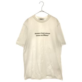 エムエスジイエム(MSGM)のMSGM エムエスジーエム 半袖Tシャツ(Tシャツ/カットソー(半袖/袖なし))