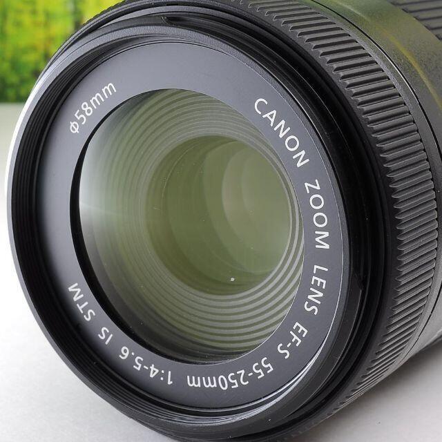 Canon - キヤノン EF-S 55-250㎜ IS STM☆新型望遠レンズ☆2123-1の