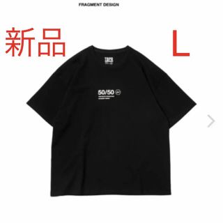 フラグメント(FRAGMENT)の新品 TIGHTBOOTH FRAGMENT TEE L BLACK(Tシャツ/カットソー(半袖/袖なし))