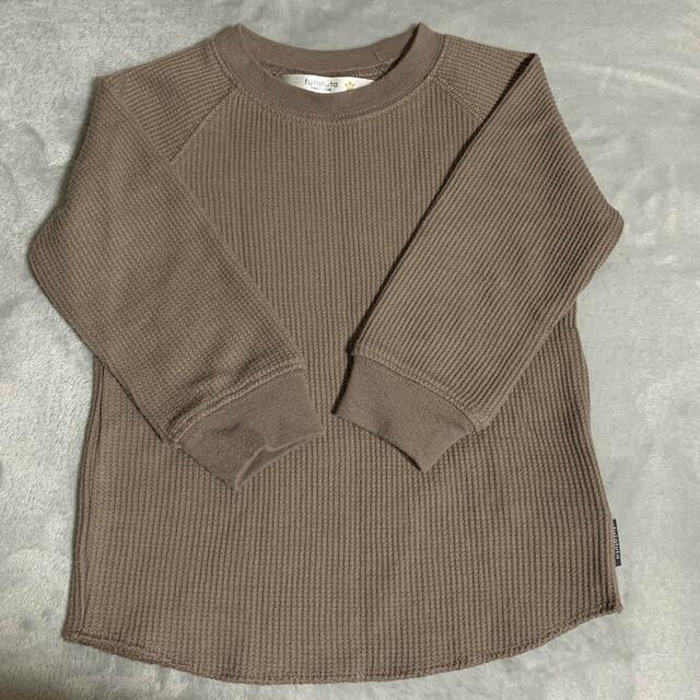 futafuta(フタフタ)のfutafuta ワッフルT 90cm 専用 キッズ/ベビー/マタニティのキッズ服女の子用(90cm~)(Tシャツ/カットソー)の商品写真