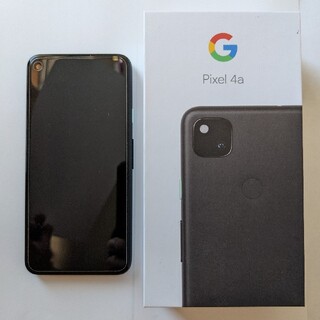 グーグルピクセル(Google Pixel)の美品 Pixel 4a ブラック(スマートフォン本体)