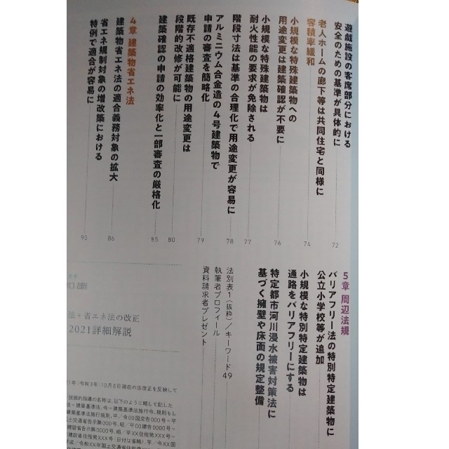 建築知識 2021年 11月号　【特集】改正建築基準法 + 省エネ法の改正 エンタメ/ホビーの雑誌(専門誌)の商品写真