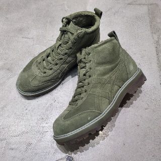 オニツカタイガー(Onitsuka Tiger)の21ss オニツカタイガー ブーツ ハイカット スニーカー シューズ カーキ(ブーツ)