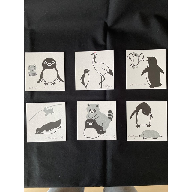 坂崎千春 さかざきちはる ペンギン百態Ⅱ アートカード⑤⑥の 坂崎千春 さかざきちはる ペンギン百態Ⅱ アートカード⑤⑥の