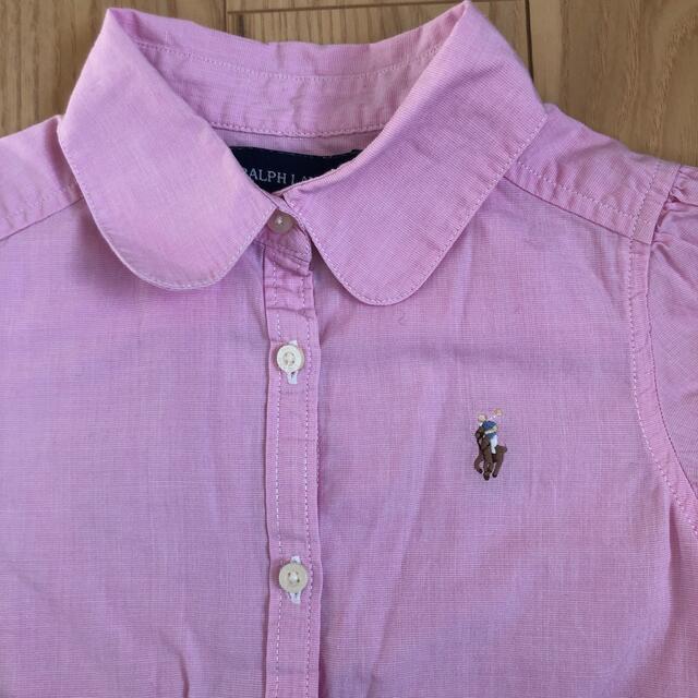 Ralph Lauren(ラルフローレン)のラルフローレン　シャツ　半袖　４T   100cm   キッズ/ベビー/マタニティのキッズ服女の子用(90cm~)(Tシャツ/カットソー)の商品写真