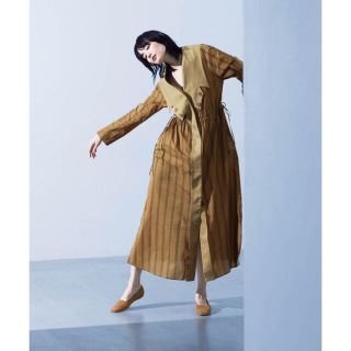 レイビームス(Ray BEAMS)の【美品】Ray BEAMS RBS ワンピース ブラウン(ロングワンピース/マキシワンピース)